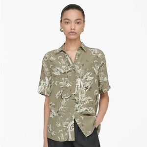 ANINE BING tropical print shirt